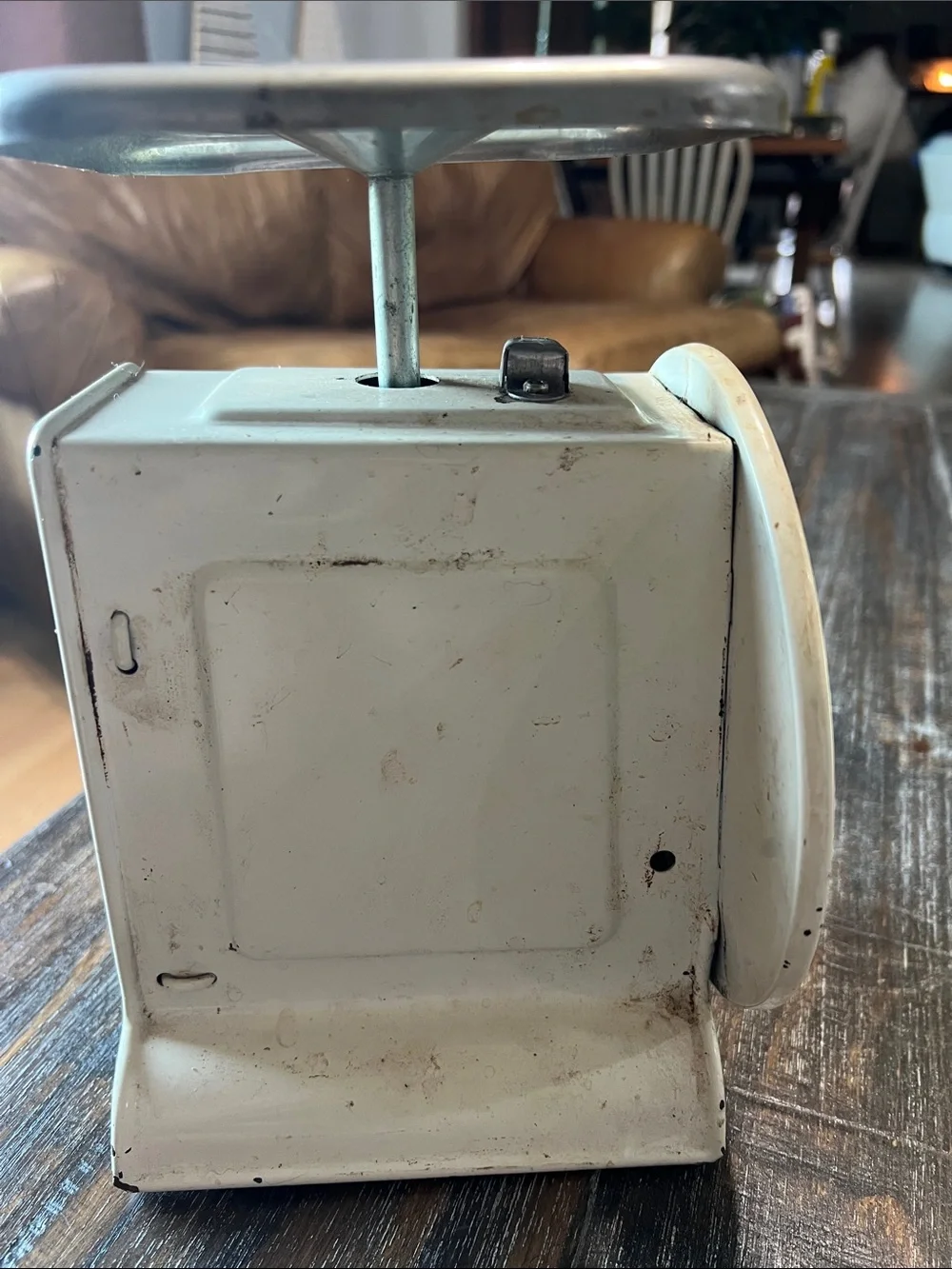 Hanson Model 1440 Vintage Kitchen Scale - Cream